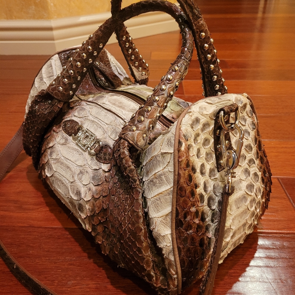 Real Python Snake Bag In Like New Condition. Made… - image 4